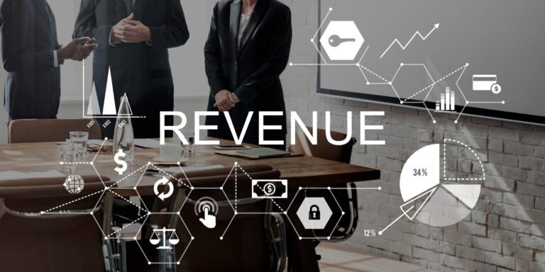 Foto de imagem com texto revenue